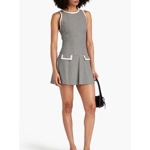 ALICE + OLIVIA
Sima houndstooth mini dress